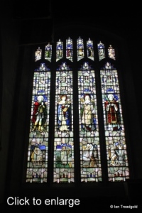 Luton - St Mary. Wenlock Chapel north-west window internal.