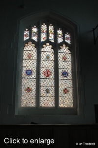 Luton - St Mary. North transept west window internal.
