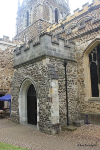Leighton Buzzard - All Saints. North porch. Leighton Buzzard - All Saints. North porch.