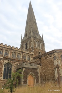 Leighton Buzzard - All Saints. Spire from the south-west. Leighton Buzzard - All Saints. Spire from the south-west.