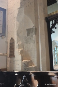 Leighton Buzzard - All Saints. Rood stair. Leighton Buzzard - All Saints. Rood stair.