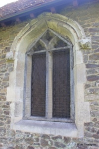 Linslade - St Mary. Chancel north window. Linslade - St Mary. Chancel north window.