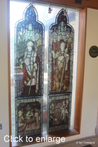 Linslade - St Barnabas. South aisle stained glass.