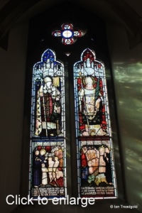 Linslade - St Barnabas. South aisle stained glass.
