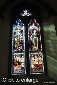 Linslade - St Barnabas. South aisle stained glass.