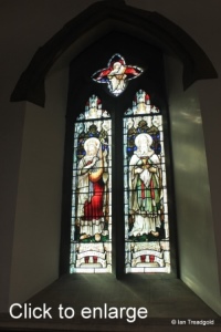 Linslade - St Barnabas. South aisle stained glass.