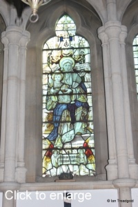 Linslade - St Barnabas. Lady Chapel east window internal.