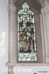 Linslade - St Barnabas. Lady Chapel east window internal.