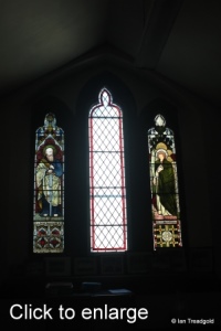 Linslade - St Barnabas. Choir vestry window internal.