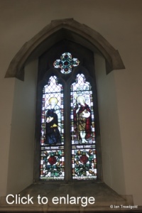 Linslade - St Barnabas. North aisle stained glass.
