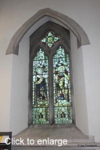 Linslade - St Barnabas. North aisle stained glass.