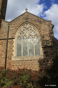 Maulden - St Mary. South aisle, west window.