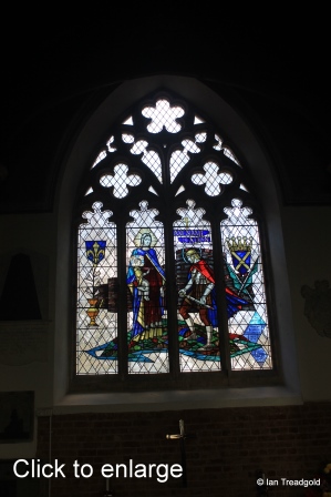 Maulden - St Mary. South aisle, east window internal.