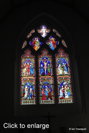 Maulden - St Mary. East window internal.