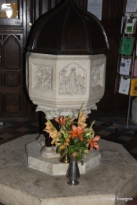 Maulden - St Mary. Font.