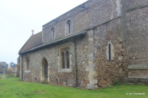 Little Barford - St Denys. North aisle from the north-west.