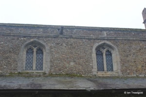 Little Barford - St Denys. Clerestory from the north.