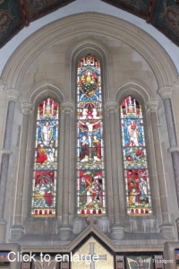 Little Barford - St Denys. East window internal.