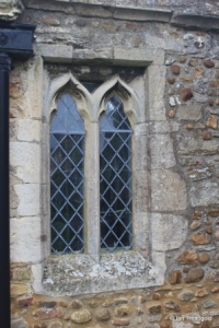Little Staughton - All Saints. South aisle, western window.