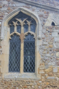 Little Staughton - All Saints. South aisle, west window.