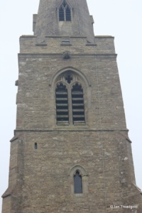 Little Staughton - All Saints. Tower, belfry opening.