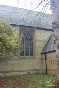 Luton - Biscot, Holy Trinity.  Nave, north centre window.