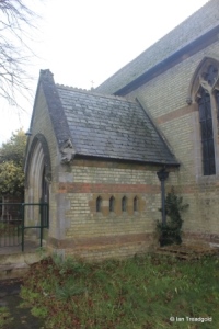 Luton - Biscot, Holy Trinity.  North porch.