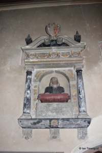 Meppershall - St Mary. Chancel, Archer memorial.