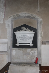 Meppershall - St Mary. Chance, Webster memorial.