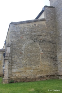 Melchbourne, St Mary Magdalene. North aisle, west end.