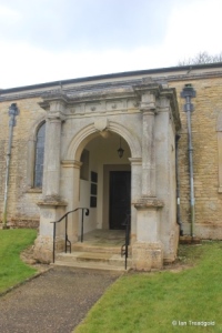 Melchbourne, St Mary Magdalene. North porch.