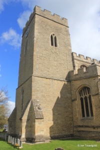 Milton Ernest - All Saints. Tower from the south.