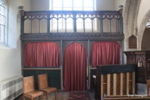 Milton Ernest - All Saints. North aisle, east end internal.