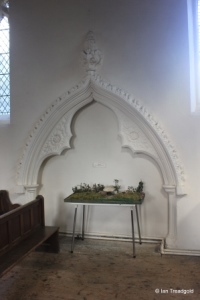 Milton Ernest - All Saints. North aisle, tomb recess.