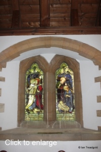 Moggerhanger - St John. South aisle, central window internal.