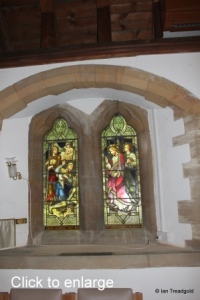Moggerhanger - St John. South aisle, eastern window internal.