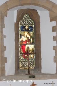 Moggerhanger - St John. South aisle, east window internal.
