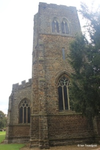 Northill - St Mary the Virgin. Tower from the west.