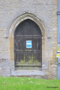 Oakley - St Mary. North aisle, north door.