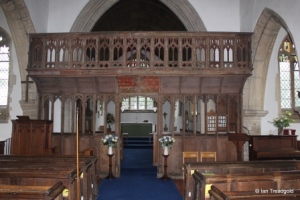 Oakley - St Mary. Rood screen.