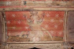 Oakley - St Mary. Chancel, rood stair.