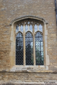 Odell - All Saints. Chancel, south-west window. Odell - All Saints. Chancel, south-west window.