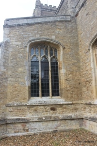 Odell - All Saints. South aisle, east window. Odell - All Saints. South aisle, east window.