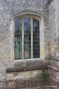 Odell - All Saints. Chancel north-west window. Odell - All Saints. Chancel north-west window.