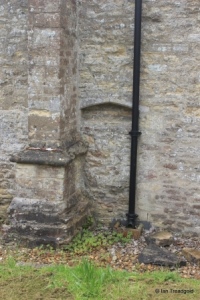 Odell - All Saints. Chancel blocked north doorway. Odell - All Saints. Chancel blocked north doorway.