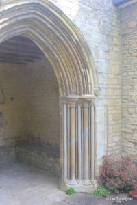 Pavenham - St Peter. South porch outer doorway.