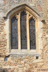 Old Warden - St Leonard. South aisle, east window.