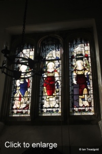Old Warden - St Leonard. South aisle, south window internal.