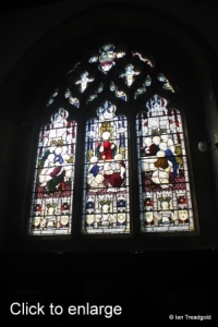 Old Warden - St Leonard. Chancel, south-eastern window internal.