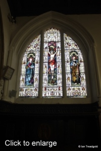 Old Warden - St Leonard. Chancel north window internal